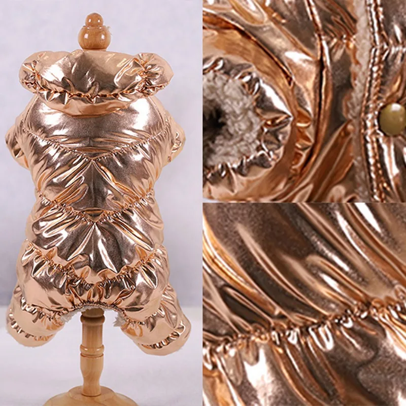 

Dog Clothes Thicken Winter Warm Fleece Puppy Pet Coat Jacket For Small Dogs Waterproof Dog Jumpsuit Chihuahua Clothing Overalls