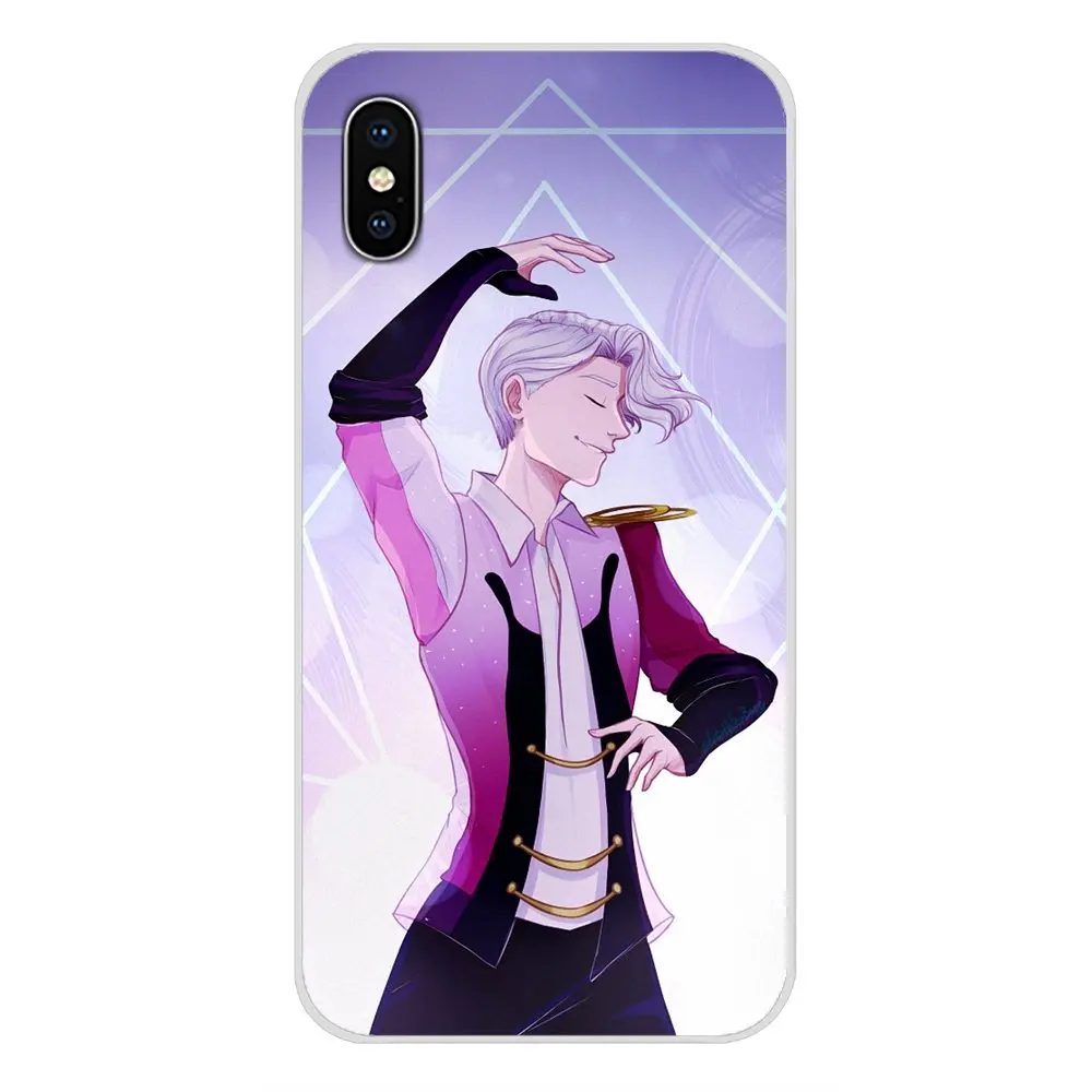 Прозрачный мягкий чехол для сумки с милым аниме Юри на льду huawei G7 G8 P7 P8 P9 P10 P20 P30 Lite