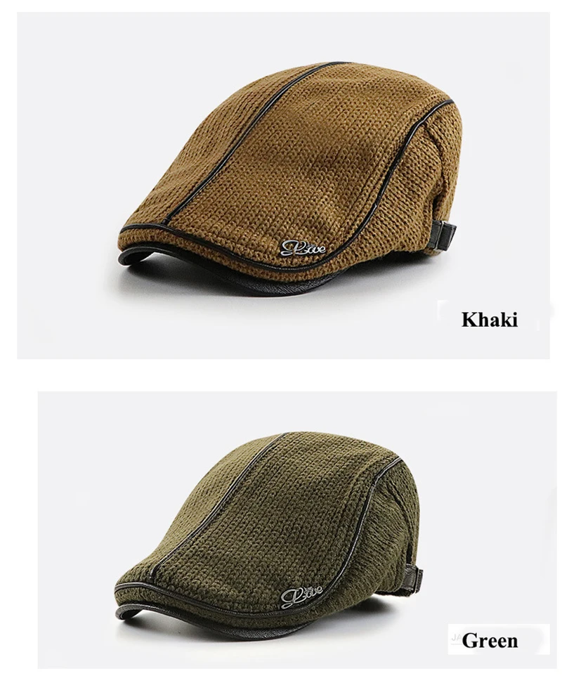 [JAMONT], высококачественный брендовый вязаный берет, Casquette Homme, кожаная плоская кепка для мужчин, Boina Hombre, Кепка с козырьком, Planas Snap