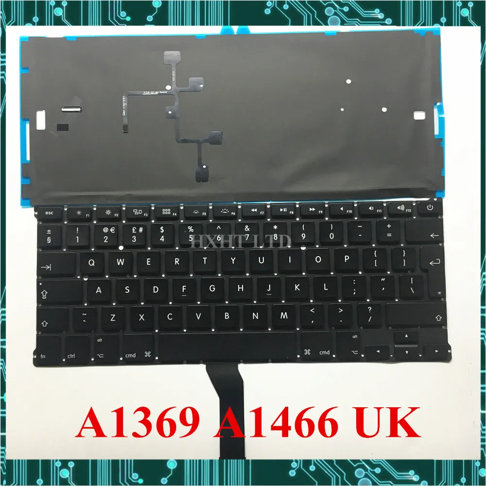 Клавиатура A1369 A1466 для Apple Macbook Air 13 дюймов английская клавиатура ноутбука 2012 2013 2014