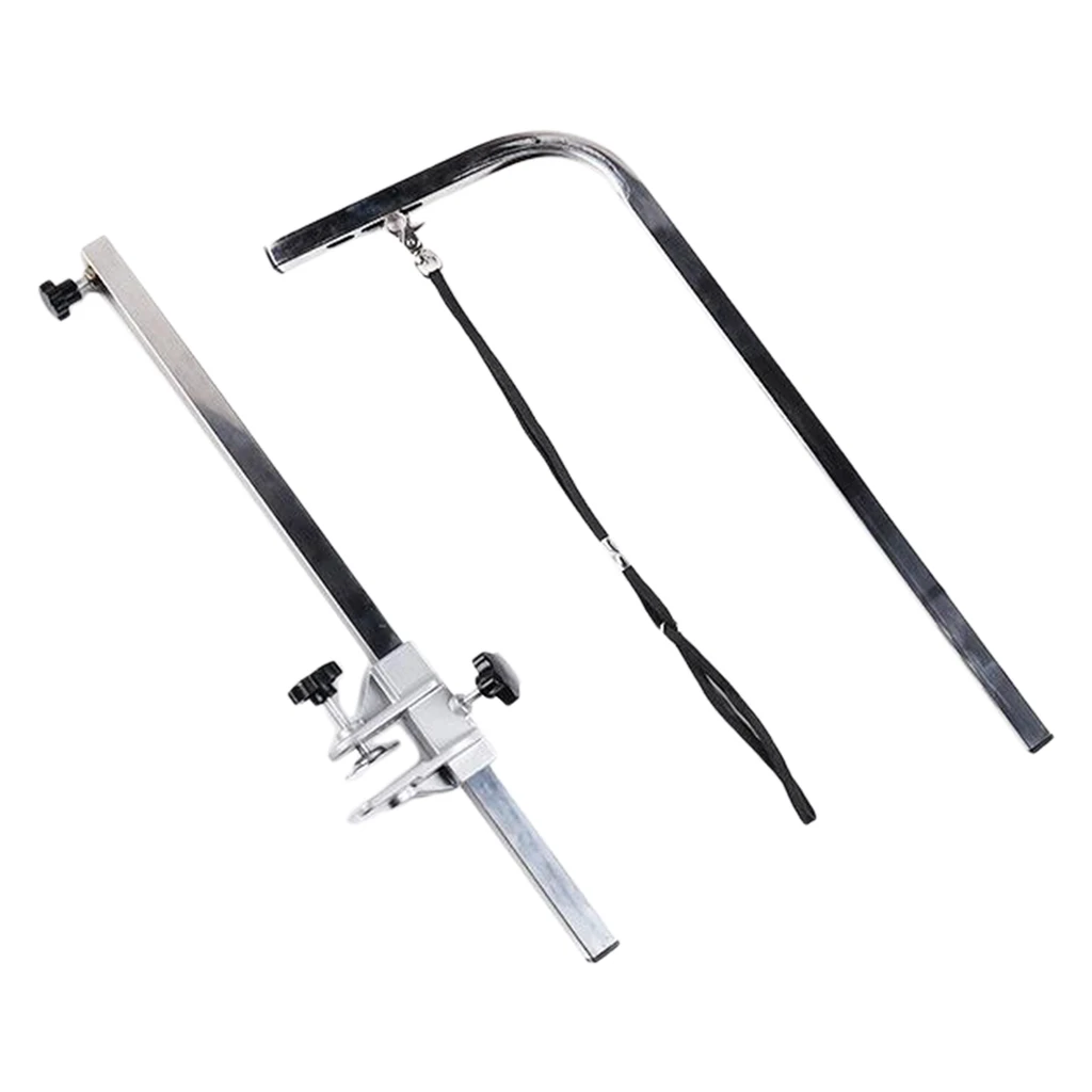 

120cm Stainless Steel Pet Dog Grooming Arm Support Telescopic Bracket Rack
