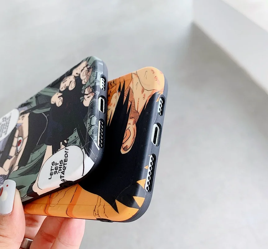 Силиконовый чехол Наруто для IPhone 13 pro max 7 / 8 /Plus X XS XR Max 11 12/Pro/с милым рисунком | Дом и