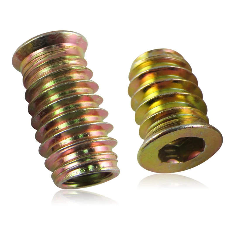 Фланцевая Шестигранная приводная головка мебельная гайка с метрической резьбой