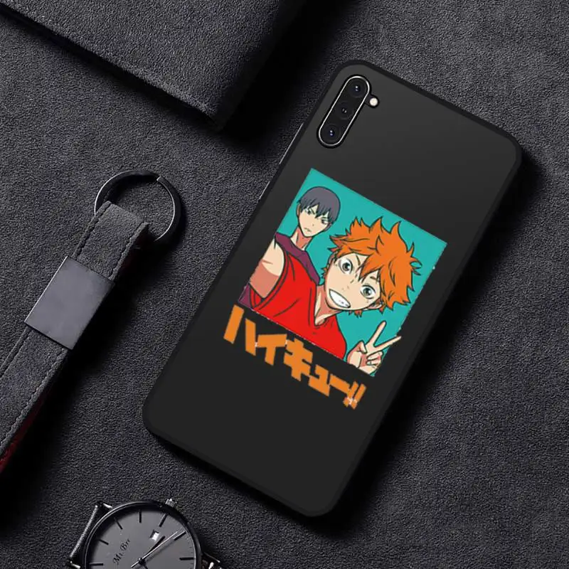 

Haikyuu Hinata attacks Anime Phone Case For Samsung A32 A51 A52 A71 A50 A12 A21S S10 S20 S21 Plus Fe Ultra