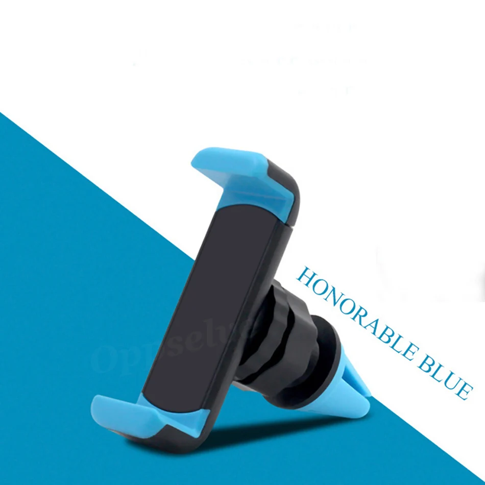 Car Phone Holder For Phone In Car 360 Air Vent Mount Clip Stand Cellphone Suppport Holders for iPhone 11 X Samsung Mobile Holder - Цвет: Blue