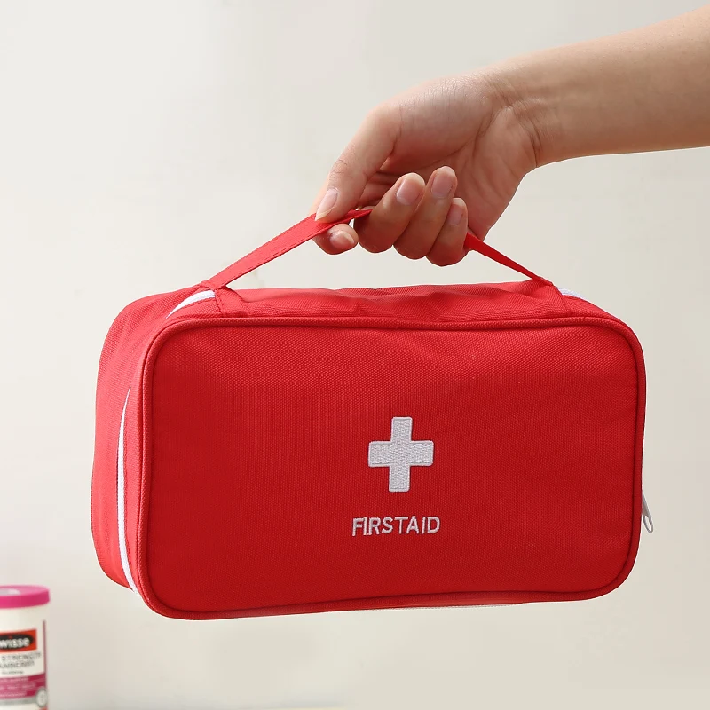 

High Capacity Empty Treatment Medical Bag First Aid Kits Home Office School Outdoor Camping Traveling Rescue Emergency Use