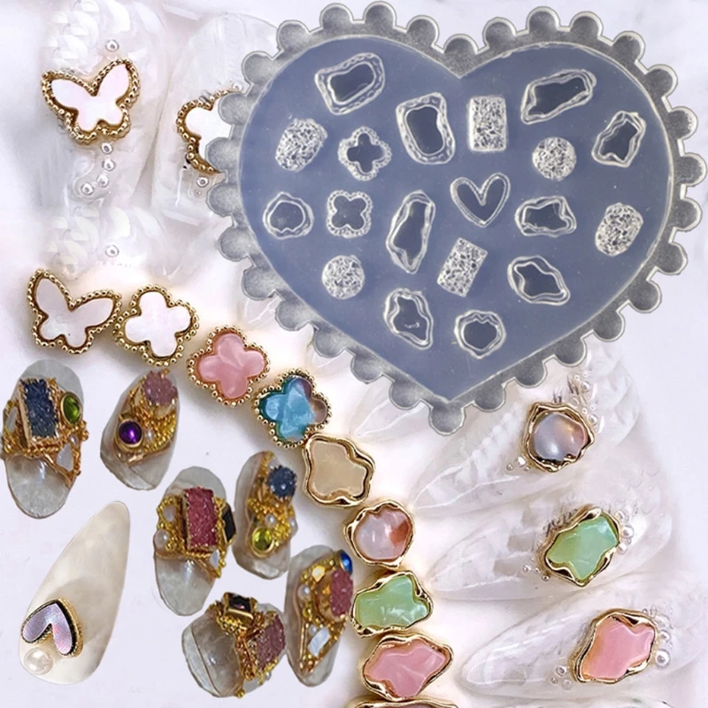 

5 шт., 3D-наклейки для дизайна ногтей