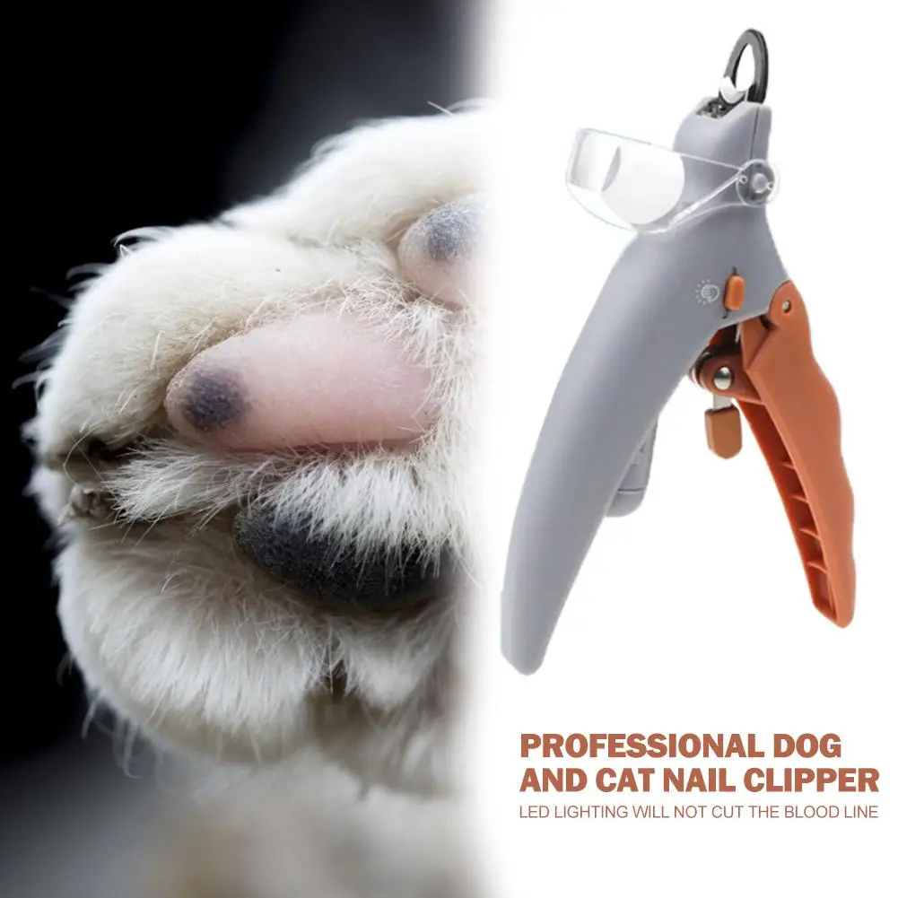

Pet Nail Clipper Professional Cats Dog Paw Nails Trimmer LED Light Pet Nail Clipper MascotasToe Claw Clippers Scissor For Animal