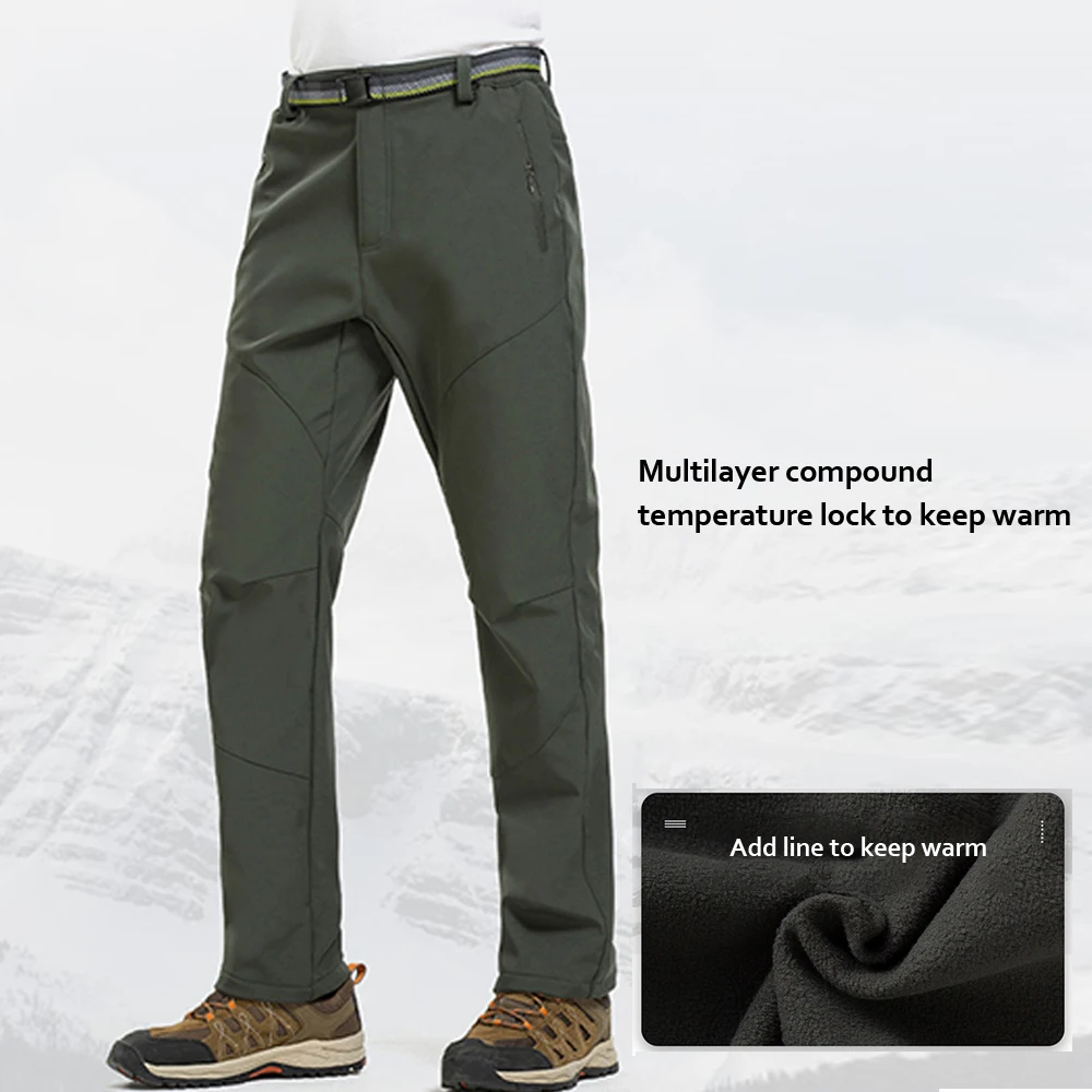 

Hiking Pants Men Woman Winter Outdoor Pants Trekking Fish Camp Climb Ski Warm Travel Trousers Tactical Cargo Pants Waterproof
