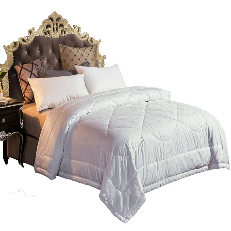 Роскошное 100% кашемировое стеганое одеяло всесезонный гипоаллергенный