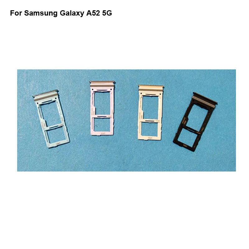 

2PCS For Samsung Galaxy A52 5G SIM Card Tray Holder Carrier Nano Card Tray Slot Holder For Samsung Galaxy A 52 5G Replacement