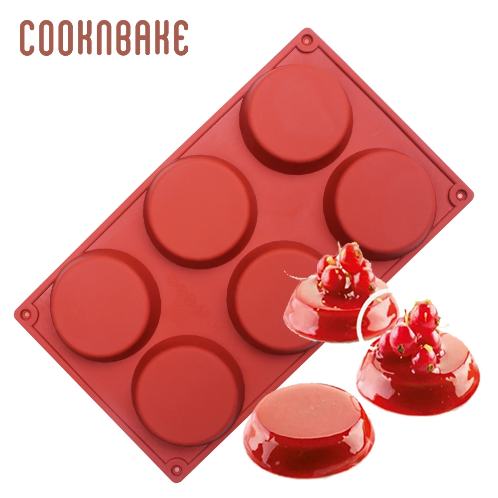 COOKNBAKE силиконовые круглые формы для выпечки тортов Маффин маленькая форма торта