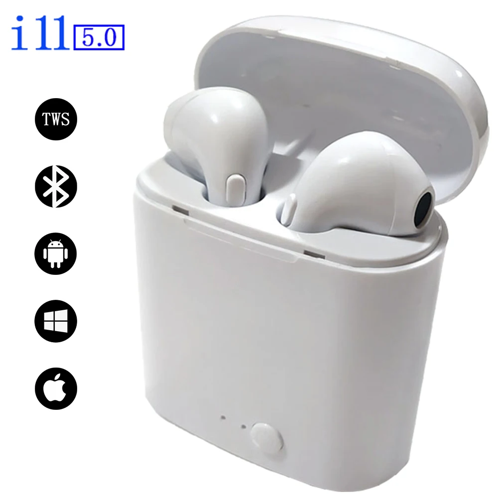 TWS беспроводная гарнитура наушники вкладыши двойные стерео Bluetooth IPX5