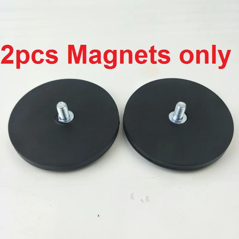 2x 66mm Magnet only Неодимовый магнитный Автомобильный светодиодный бар 2" 54 Вт Тонкий внедорожный Автомобильный светодиодный головной светильник, точечный светильник 4x4 для грузовика, вездехода, внедорожника, прожекторный светильник - Цвет: 2x 66mm Magnet only