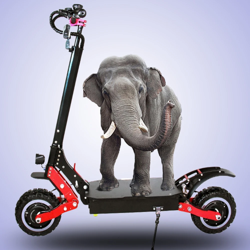 4000 Вт 60 в внедорожный электрический скутер 100 км/ч Электрический мотор 11 дюймов