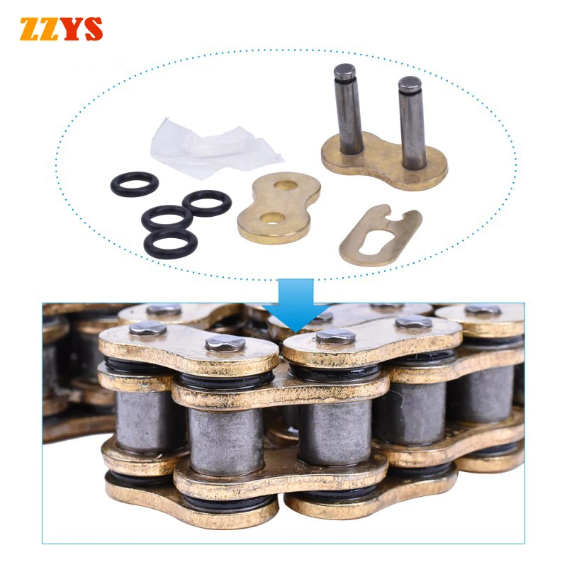 Цепь стык соединения 428H 428HO 520 520O 520HO 525 525HO 525HX 530 530HO кольцо Мотоциклетная цепь соединительное звено