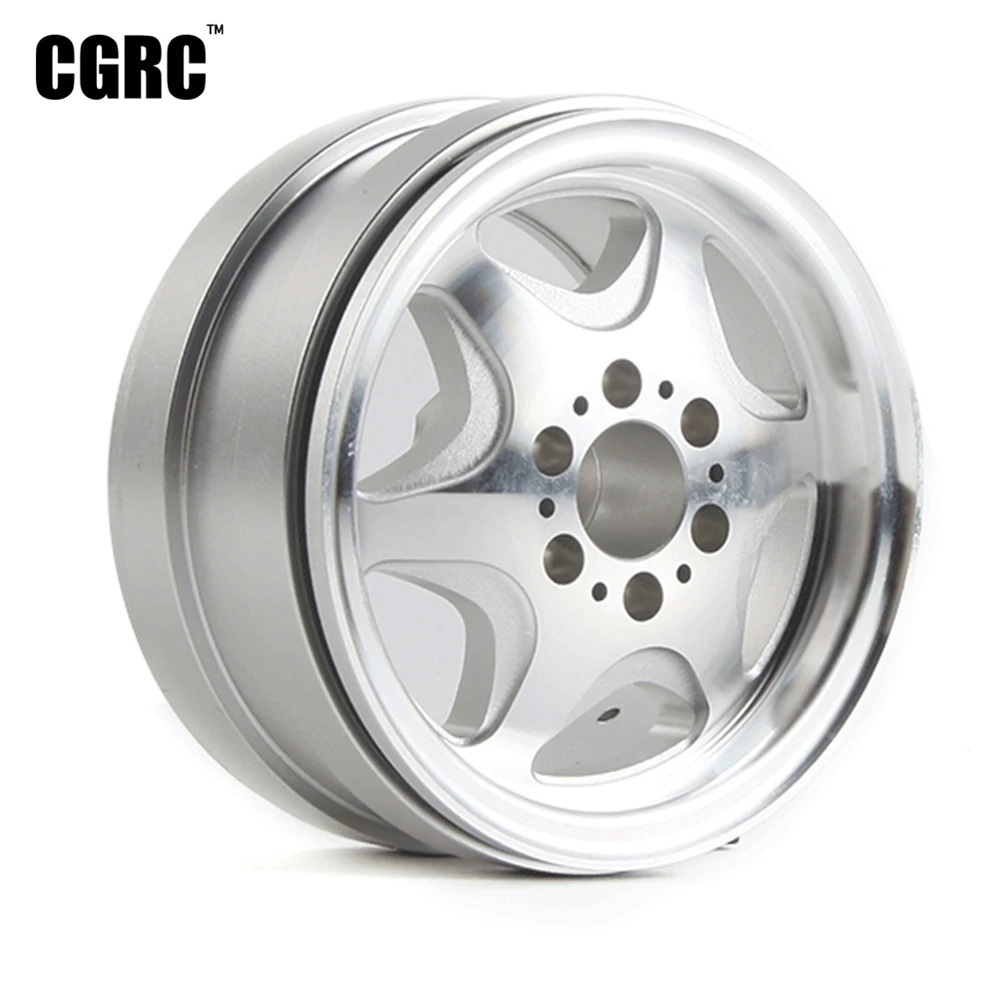 2 шт. ЧПУ металлический сплав дюйма обод колеса Beadlock для 1/10 RC Гусеничный