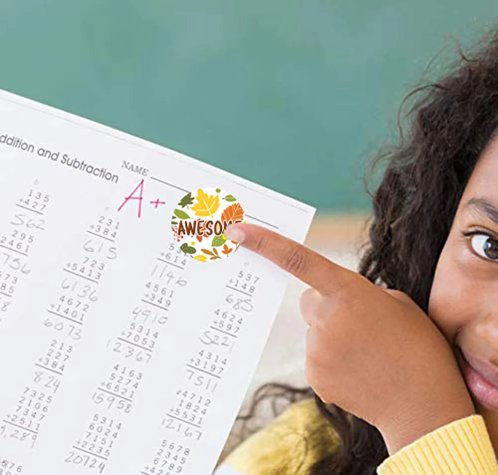 500 штук/упак. мотивационные наклейки с надписями для студентов детей милые