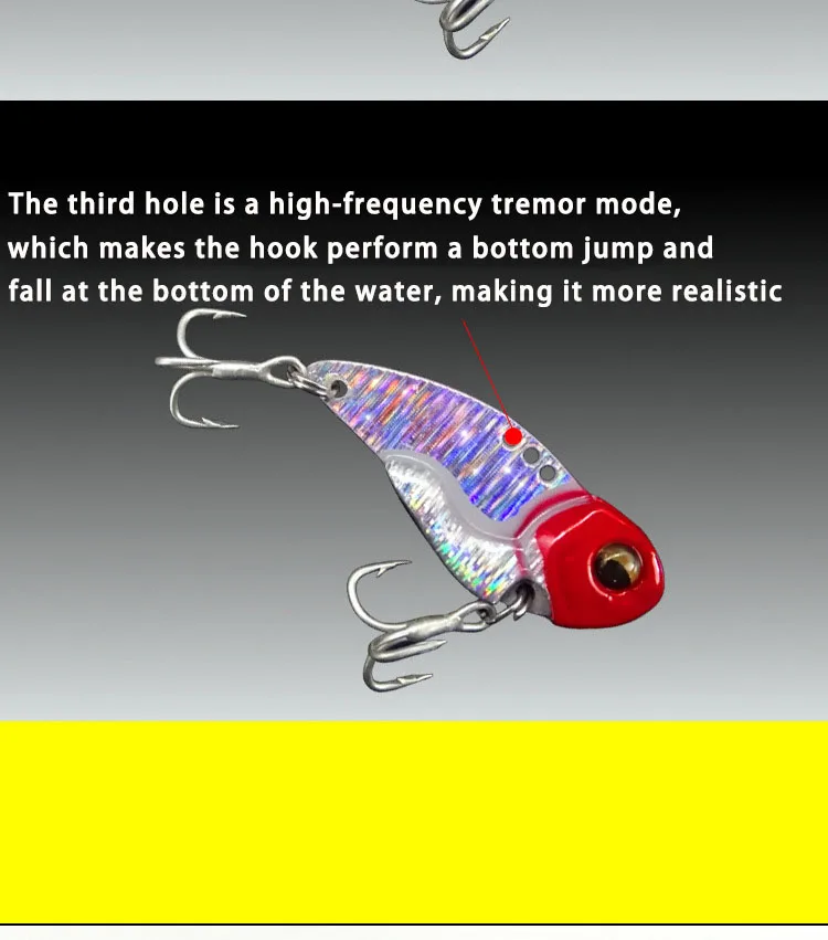 10г-20г3d трехмерная миметическая металлическая бионическая приманка дорожная