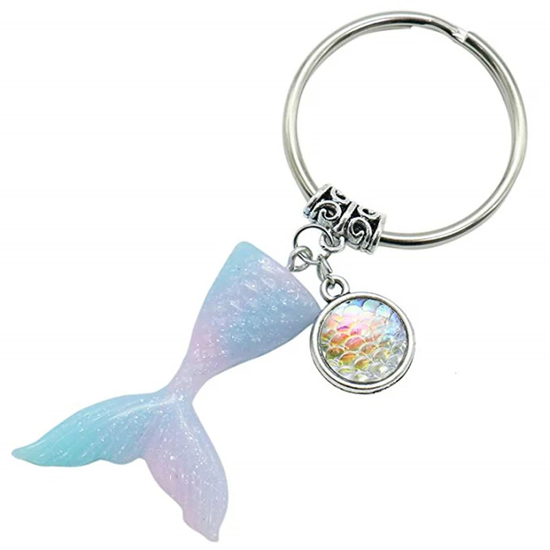 5 шт. меняющийся цвет узор русалки градиентный рыбий хвост в форме рыбьей чешуи