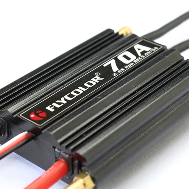 бесщеточный esc flycolor 70a для радиоуп
