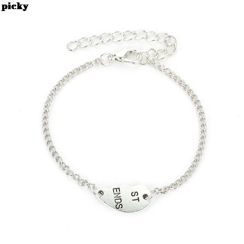 2 шт./компл. Браслет Лучший Друг для женщин и мужчин Bff браслеты Набор дружбы