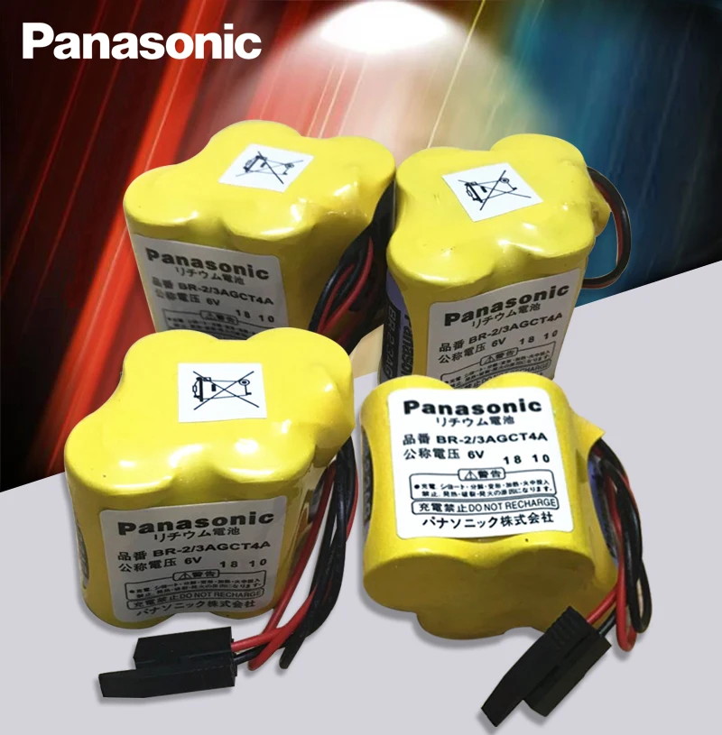 Panasonic оригинальный мобильный телефон 4 шт./лот BR-2/3AGCT4A 6v батарея PLC литий-ионные