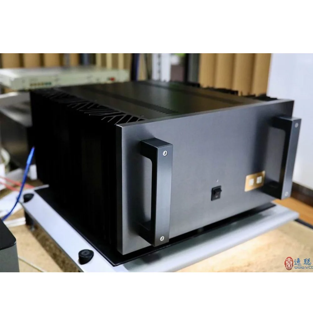 Черный Флагманский HIFI усилитель пост-уровня стерео высокой мощности пост-уровня - Цвет: Черный