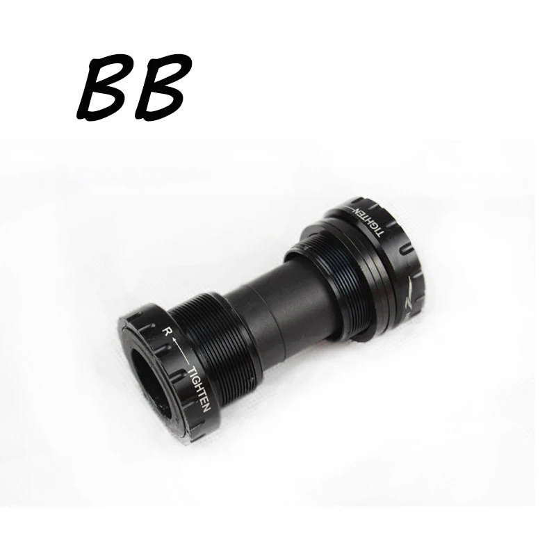 Black-BB JIANKUN IXF шатун MTB 104BCD 170 мм горный велосипед шатун для дорожного велосипеда цикл кривошипный набор сплав винт Нижний Кронштейн Chainring BB - Цвет: Black-BB