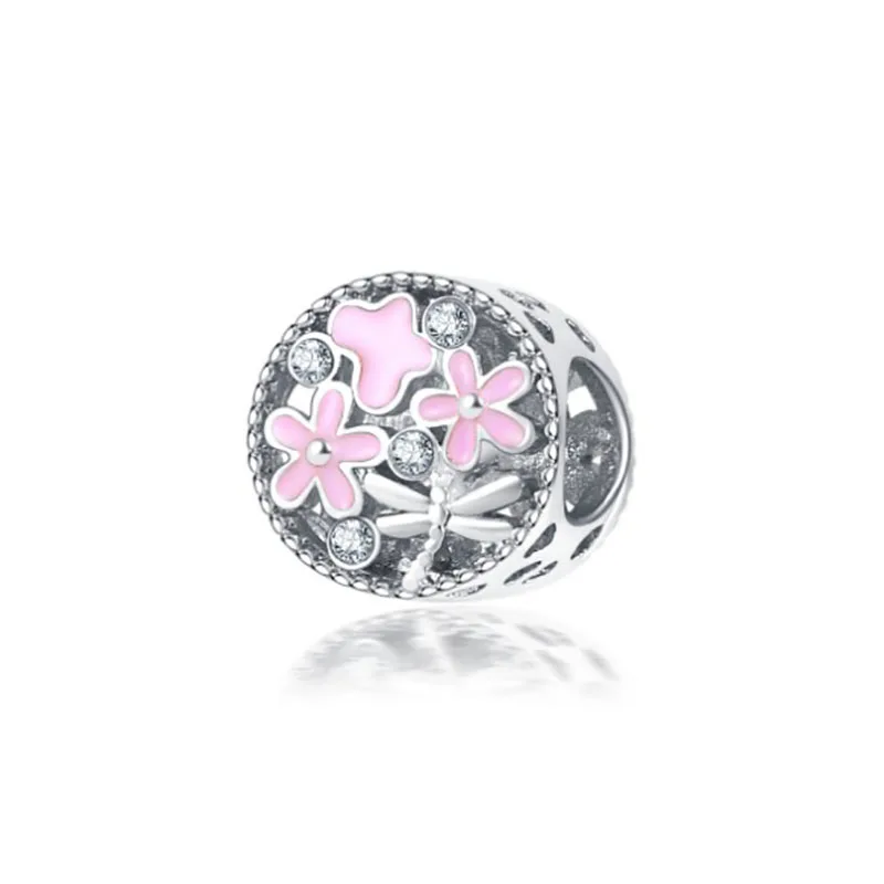 Браслет Подвески Joyas De Plata оригинальная вставка металлические бусины для