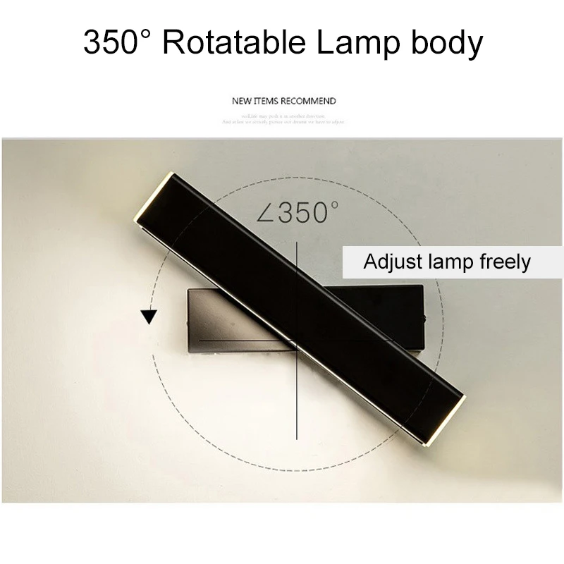 Светодиодная настенная лампа в скандинавском стиле современный светильник для