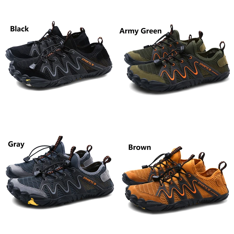 Men Hiking Shoes Quick Dry Upstream Socks Beach Aqua Shoes Non-slip Lightweight Comfortable Breathable Trekking Water Sneakers
