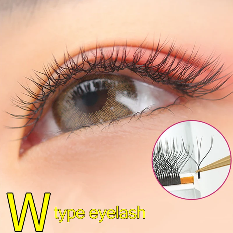 Объемные Накладные ресницы из нового материала смешанная длина в одной полоске