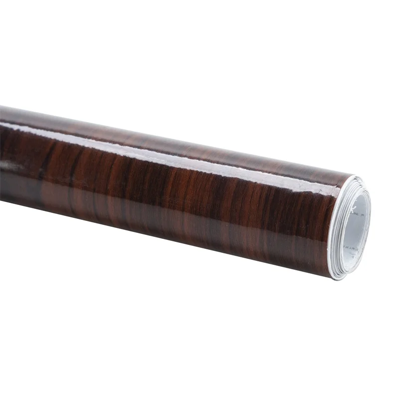 

30*100cm Glossy Car Sticker Wallpaper PVC Self-adhesive Wood Grain Stickers Protective Car Internal Film Furniture Decoration