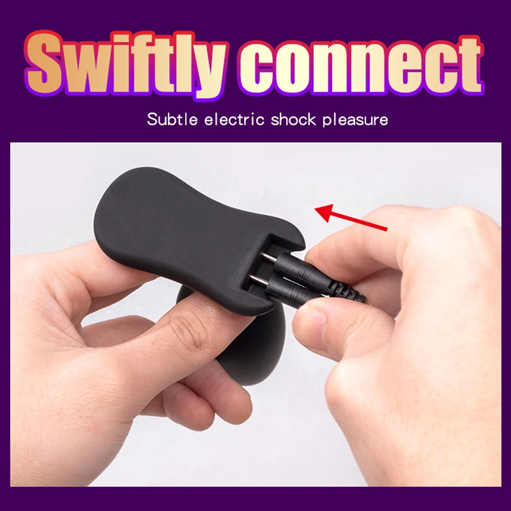 Вибратор с электрическим током для мужчин расширитель простаты массажер