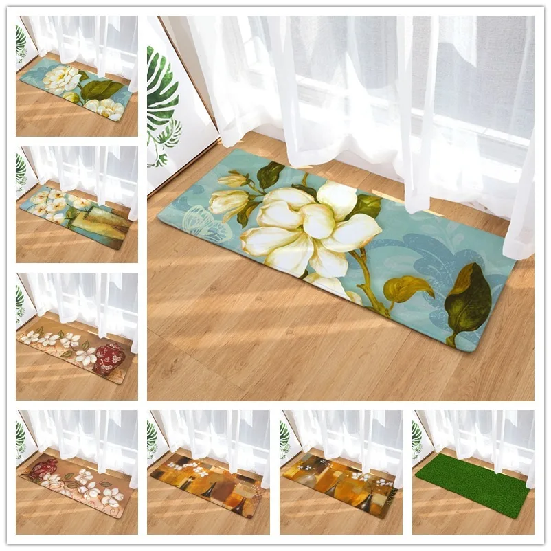 Длинный кухонный коврик противоскользящий напольный Настенный Коврик в