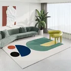 Скандинавский лаконичный ковер и ковер Ins для гостиной современный абстрактный домашний ковер для спальни большая площадь прикроватный кофейный столик напольный коврик