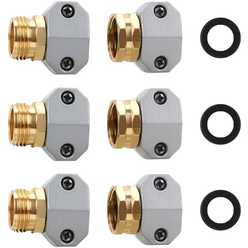 Садовый шланг Ремкомплект Алюминий Mender мужского и женского разъем шланга