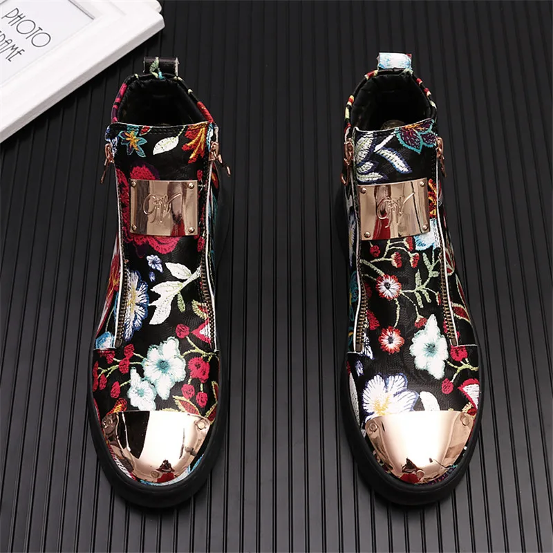 2021 Men Brand Designer Rivet Green White Shoes Causal Flats Moccasins Male High Top Rock Hip Hop For Man | Обувь