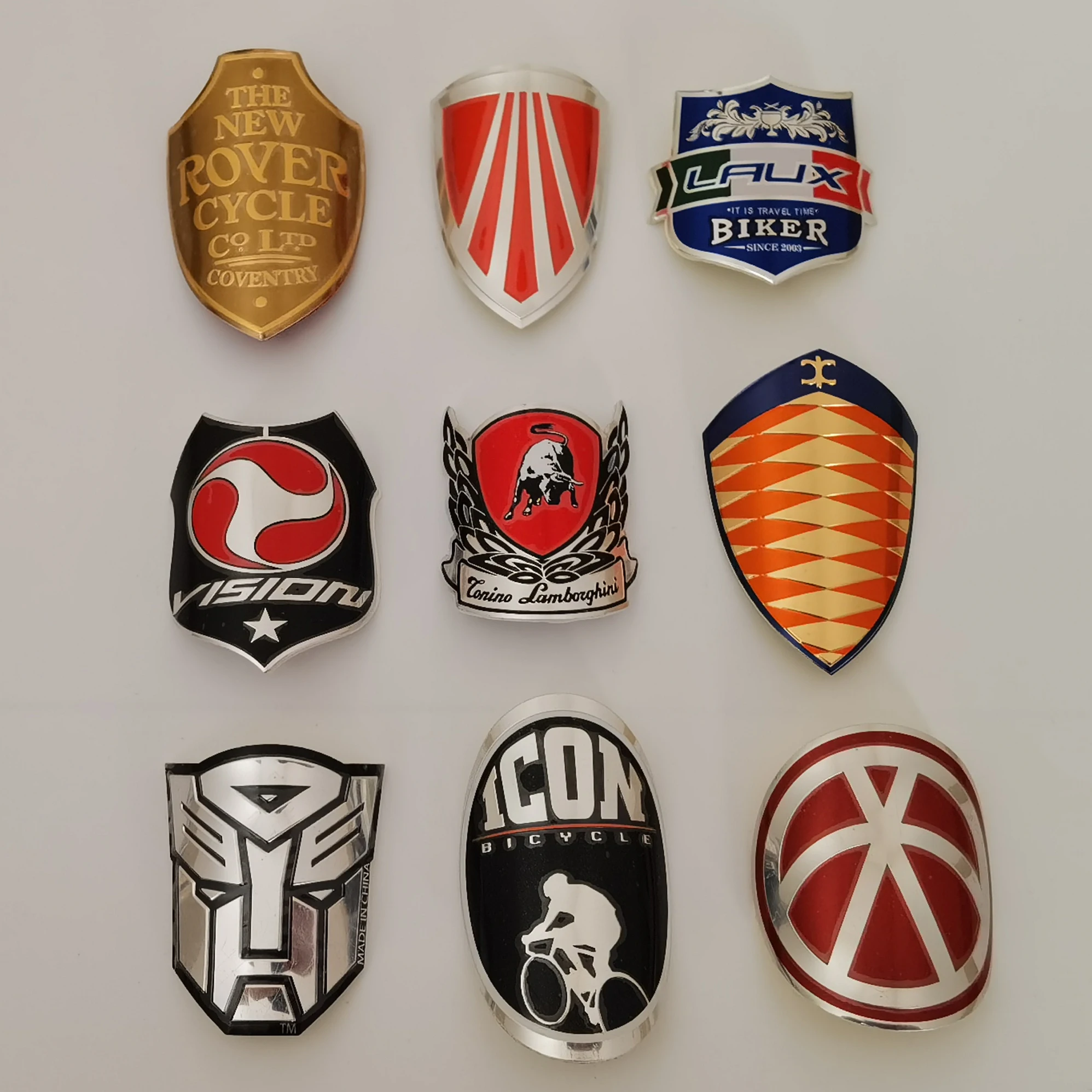 Металлический значок для велосипеда велосипедная наклейка - Цена: 388.96