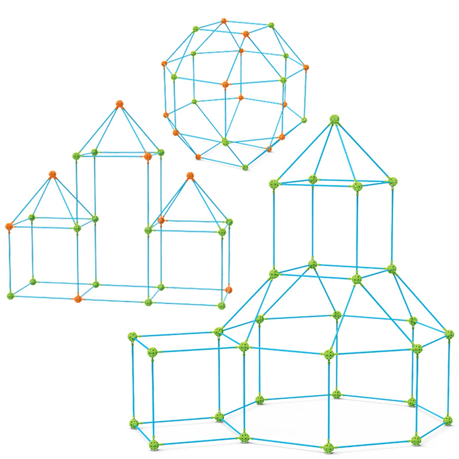 

85 шт. палочки для детского строительства форт самодельный замок туннели набор для строительства обучающая детская ручная игрушка