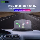 Навигационный кронштейн HUD, Многофункциональный Автомобильный дисплей головного устройства для iPhone, Xiaomi, Samsung, HD проектор скорости навигации