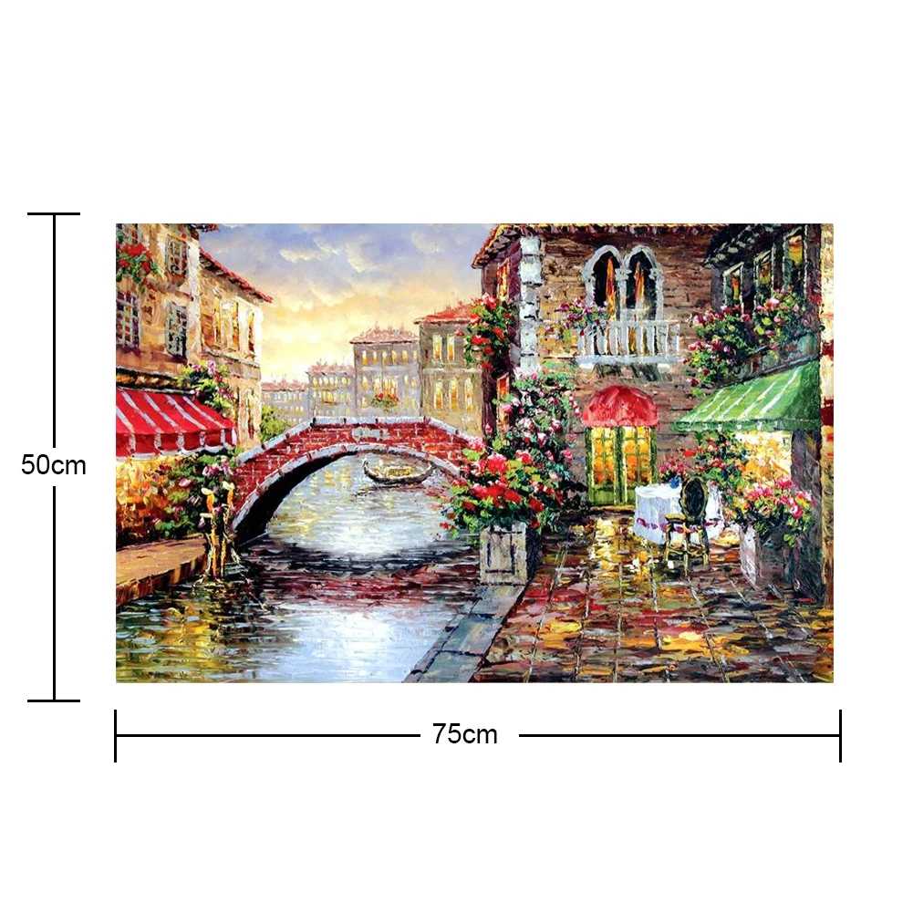 

Educational Jigsaw Toys Puzzle DIY Paper Room 1000pcs Adults Kid Landscape Decor for Children Early Learning Supplies