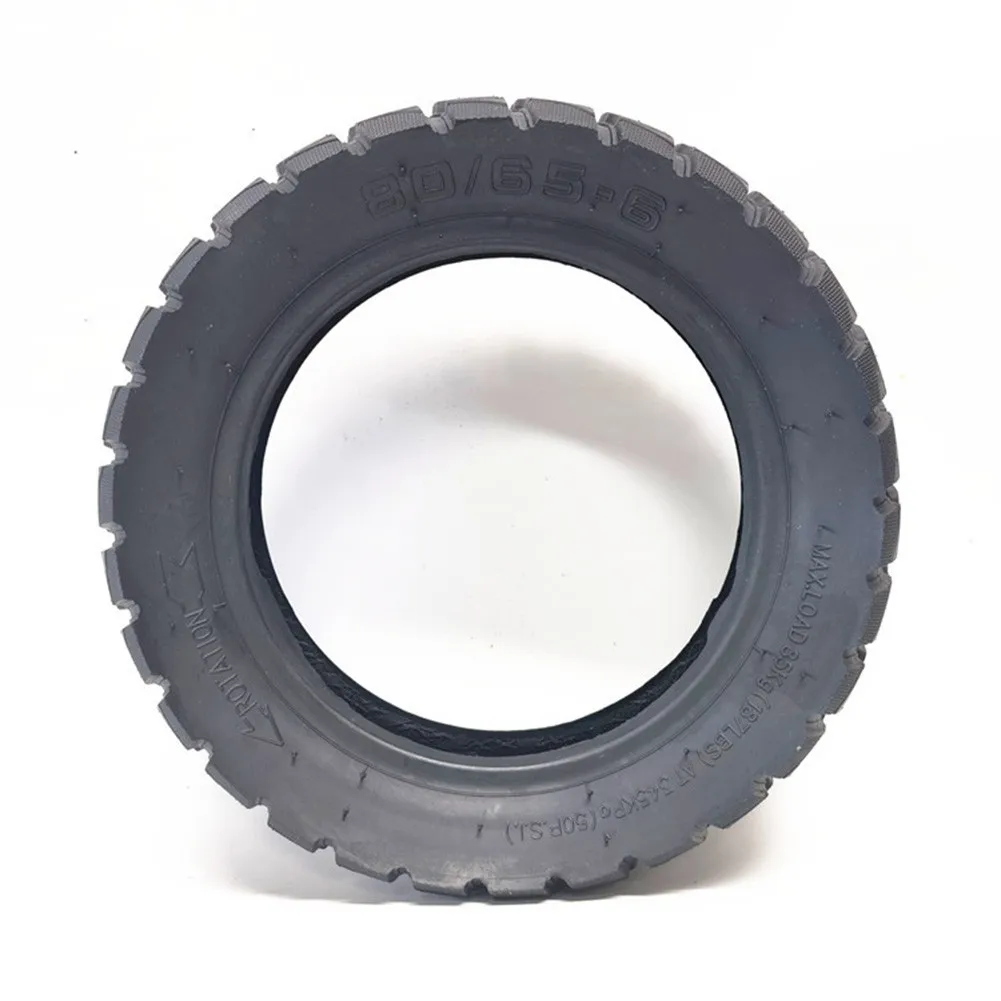 

10 In 80/65-6 Rubber Inner Outer Tube Thickened Off-Road Tread Tires For Electric Kick Scooter Replacement Tyre Cycling Parts