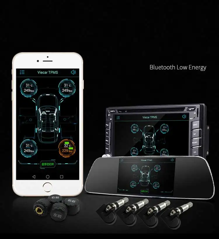 Датчик давления в шинах TPMS Bluetooth 4 0 внутренний/внешний датчик hud WRTRST50 TPMS|Датчик