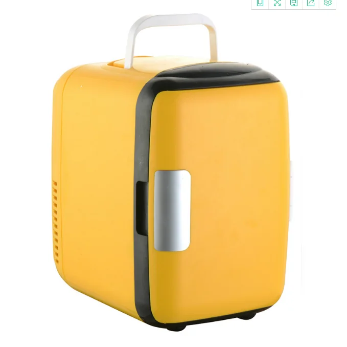 

4L Car Refrigerator Car Dual-use Mini Portable Refrigeration Heating Breast Milk Cosmetics Student Dormitory Heating