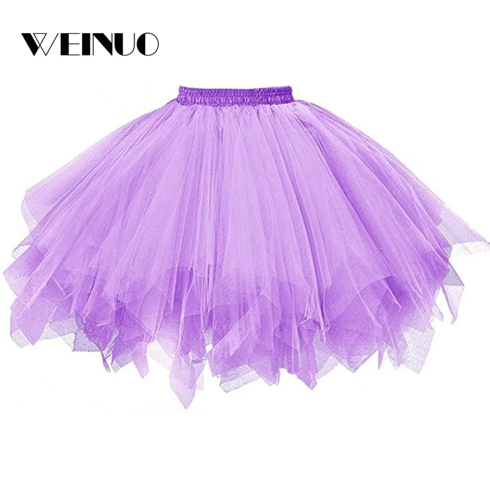 

Skirts Womens Mini Skirt 2019Top Womens High Quality Pleated Gauze Short Adult Tutu Dancing Skirt Tulle faldas mujer moda 2019
