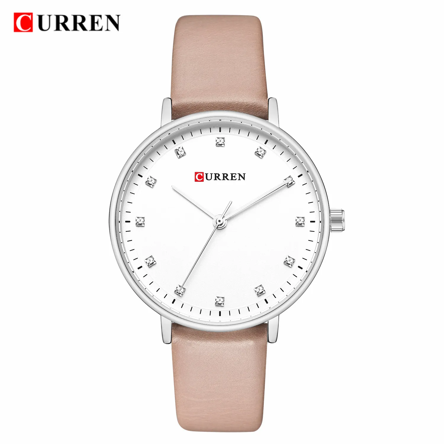 Женские часы C очаровательные Аналоговые кварцевые наручные со стразами с