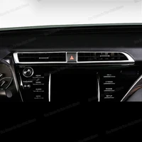 lsrtw2017 car dashboard air conditioning vent trims for toyota camry 2019 2020 2018 70 v70 xv70 trd accessories sport edition