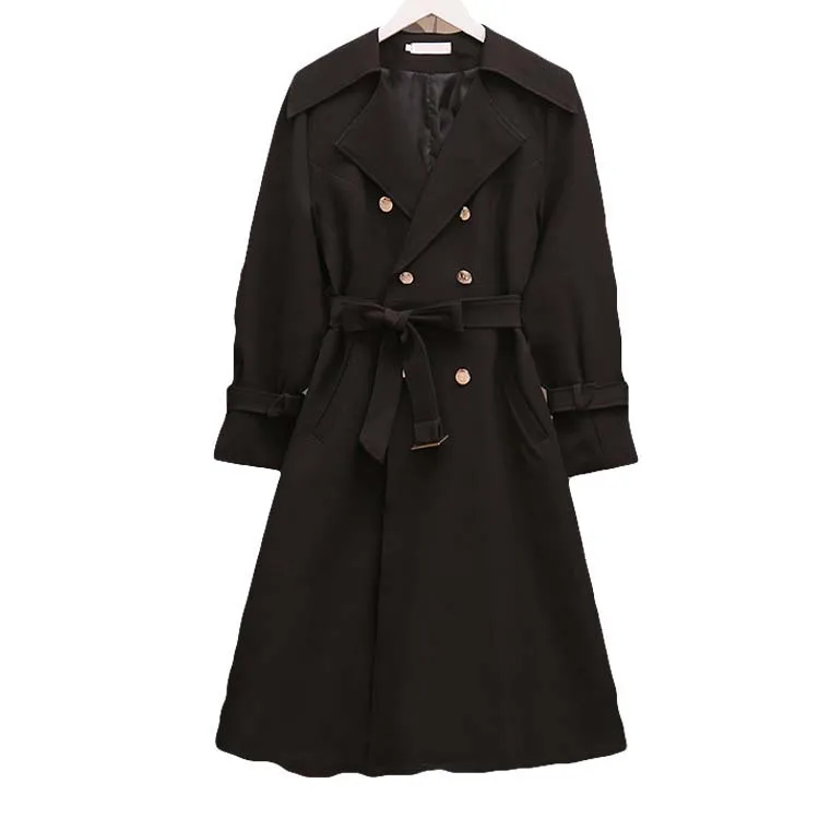 

"Youthful Western Style Oversized Women's Clothing Trench Coat Coat 2020 New Loose Slimming Mid-length Autumn Sleeve Length(cm)"